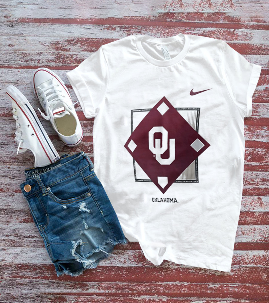 Nike Oklahoma Sooners OU Baseball Diamond T-Shirt