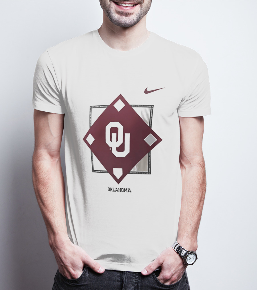 Nike Oklahoma Sooners OU Baseball Diamond T-Shirt