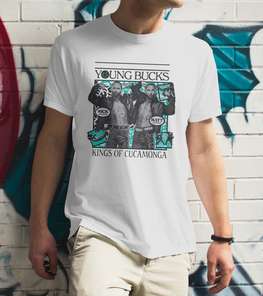Young Bucks Nick Jackson Matt Jackson Kings Of Cucamonga T-Shirt