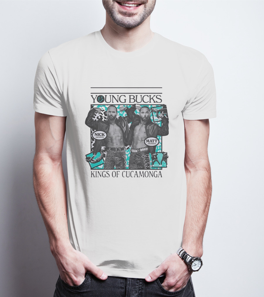 Young Bucks Nick Jackson Matt Jackson Kings Of Cucamonga T-Shirt
