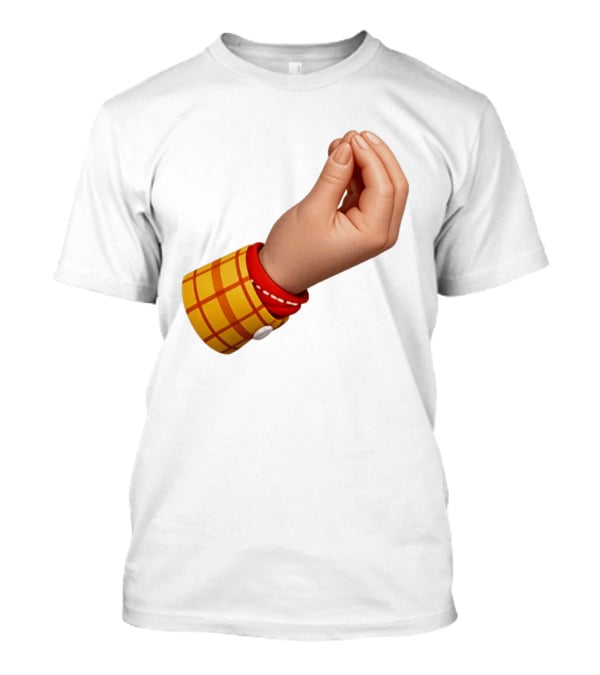 Woody's Italian Hand Gesture Pixar Character Sleeve T-Shirt