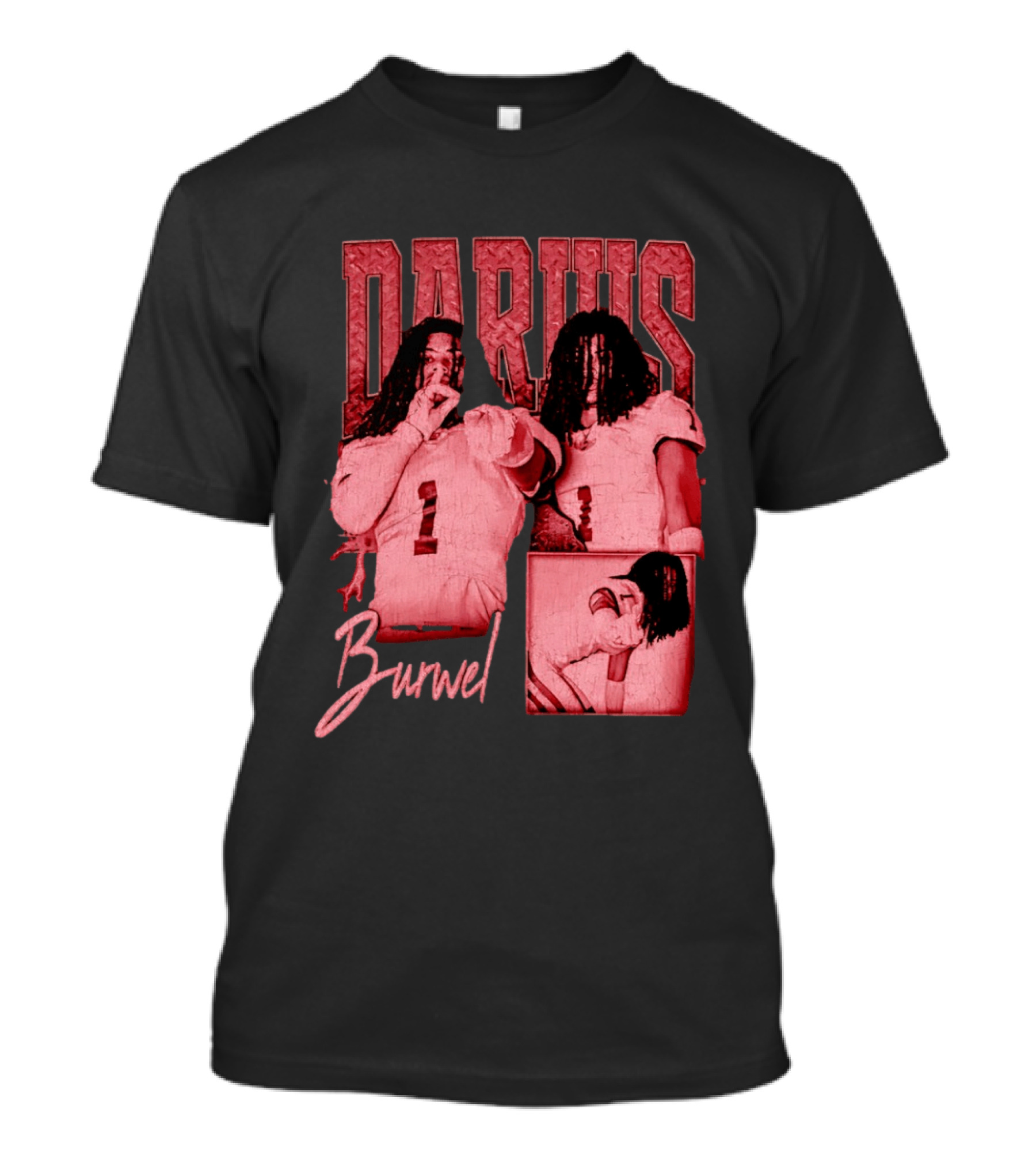 Darius Burwell Football Player Athlete Sports Number 1 T-Shirt
