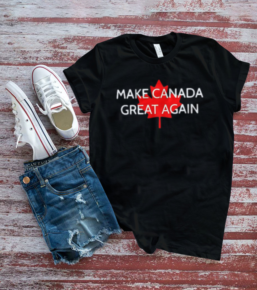 Make Canada Great Again MCGA Red Maple Leaf T-Shirt