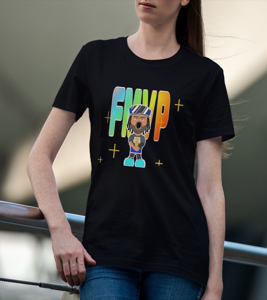 FMVP Jalen Brunson Cartoon New York Knicks 2026 Champs T-Shirt