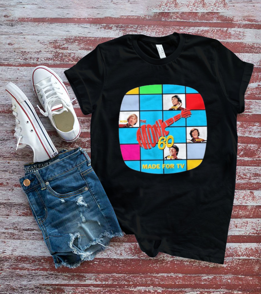 The Monkees 60s TV Show Peter Davy Micky Mike T-Shirt