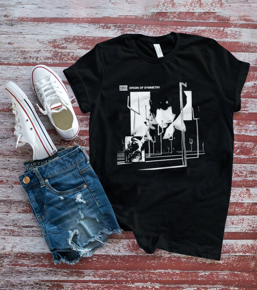 Muse Origin Of Symmetry Album Cover Forks Shadows T-Shirt