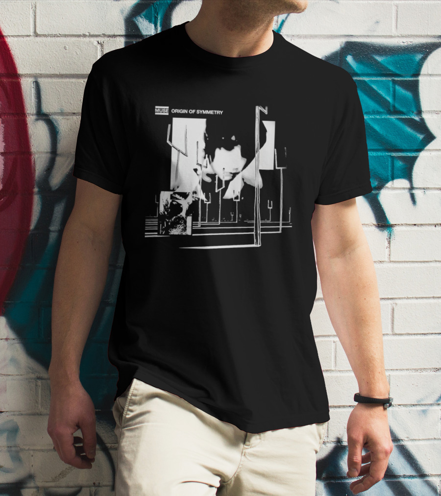 Muse Origin Of Symmetry Album Cover Forks Shadows T-Shirt