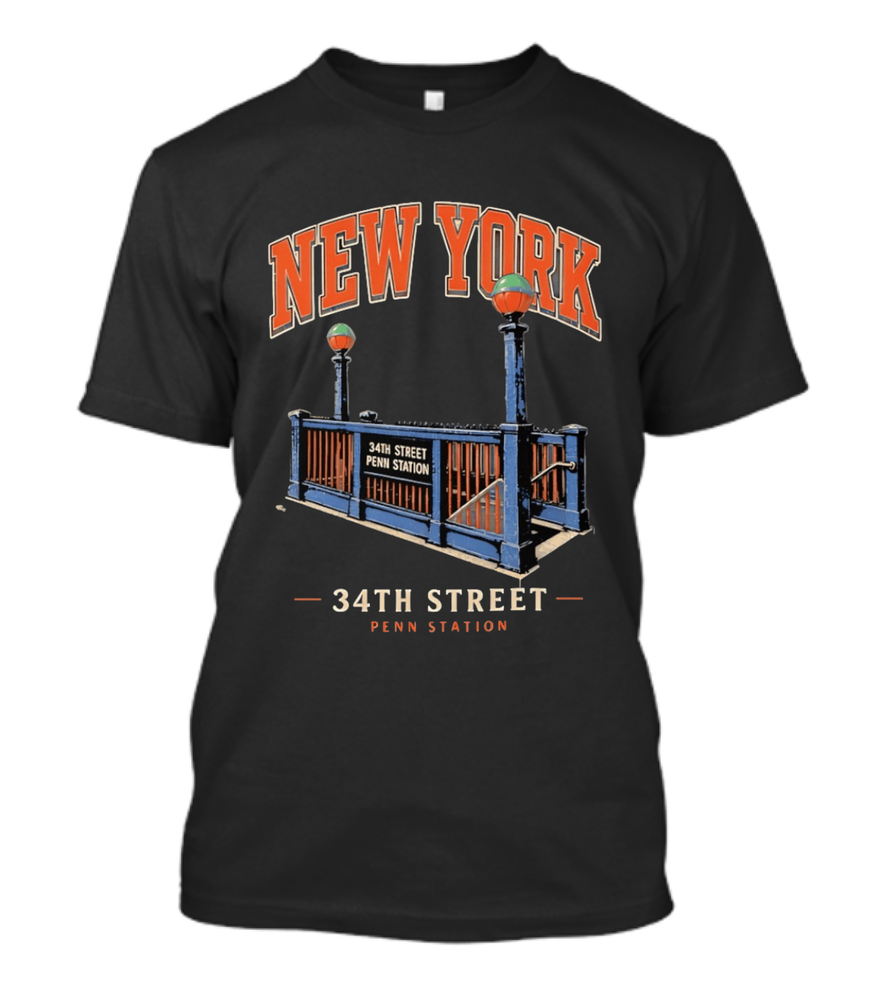 New York 34th Street Penn Station Subway Entrance T-Shirt
