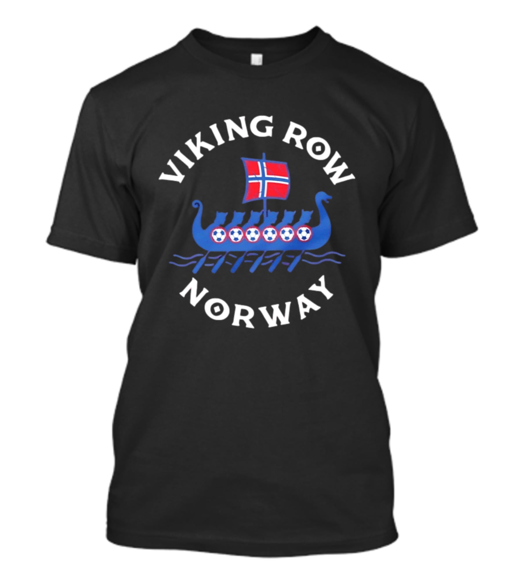 Viking Row Norway Baseball Boston Red Sox T-Shirt