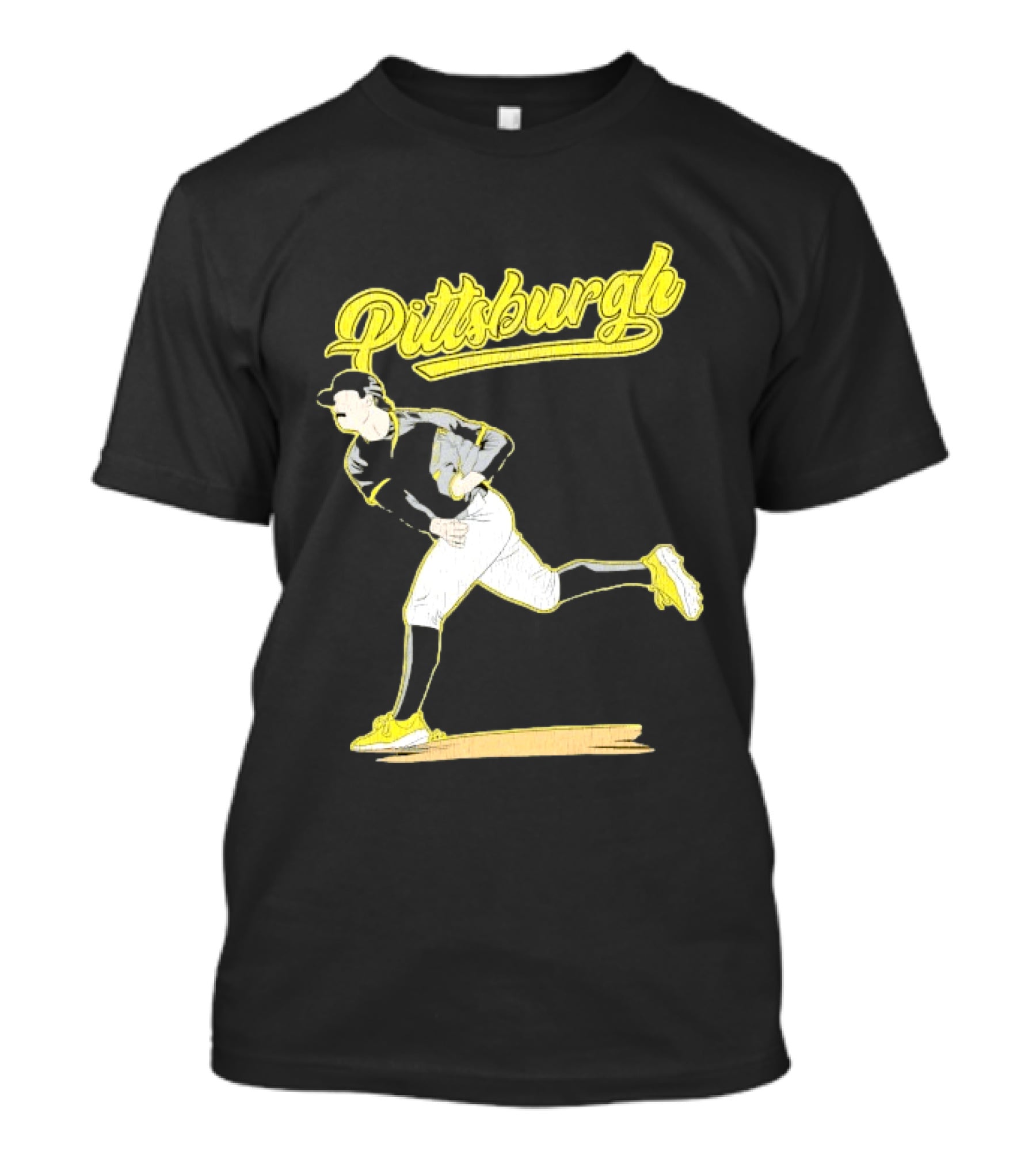 Pittsburgh Pirates Paul Skenes Baseball Player Throwing Action T-Shirt