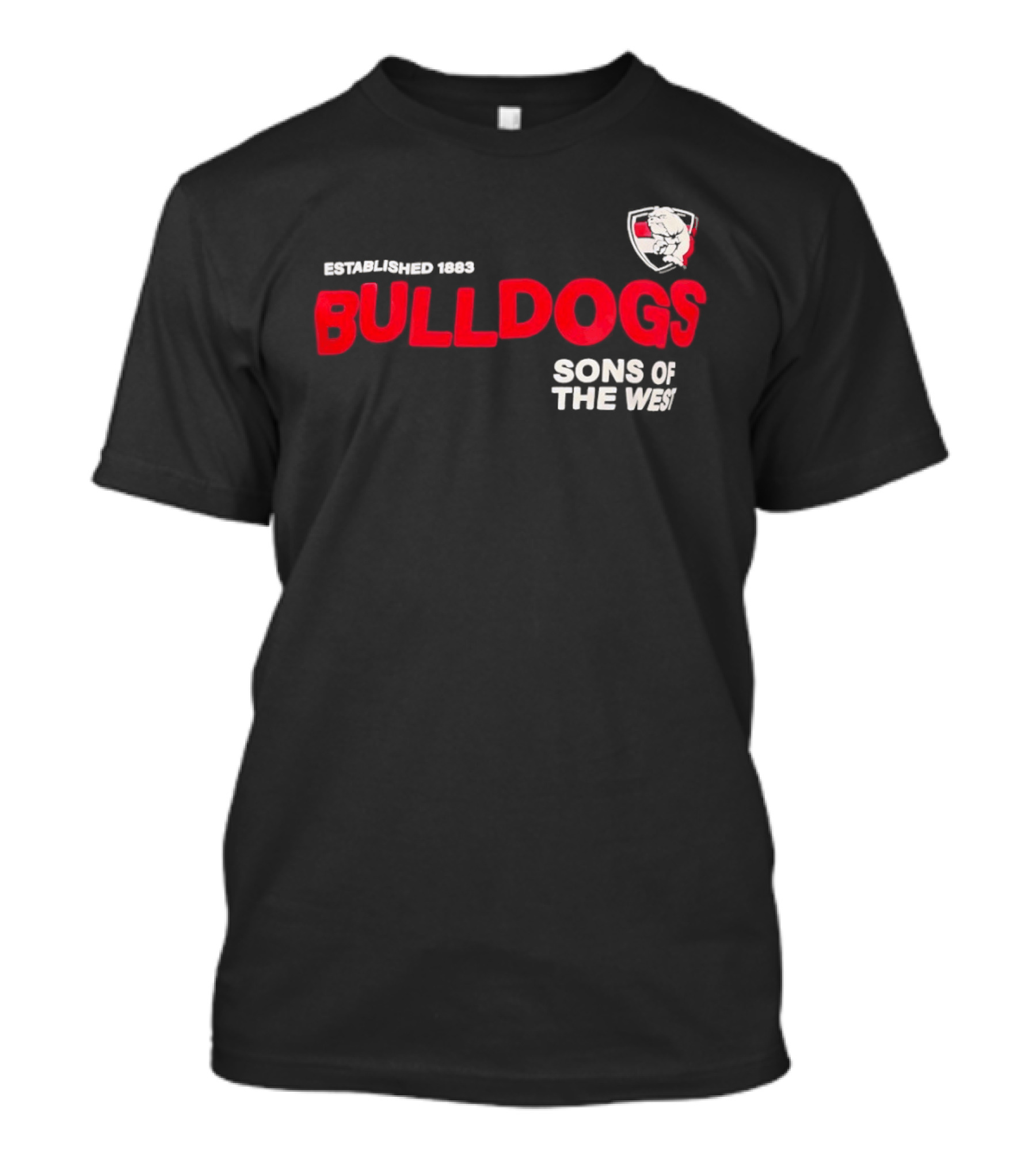Western Bulldogs Established 1883 Sons Of The West T-Shirt