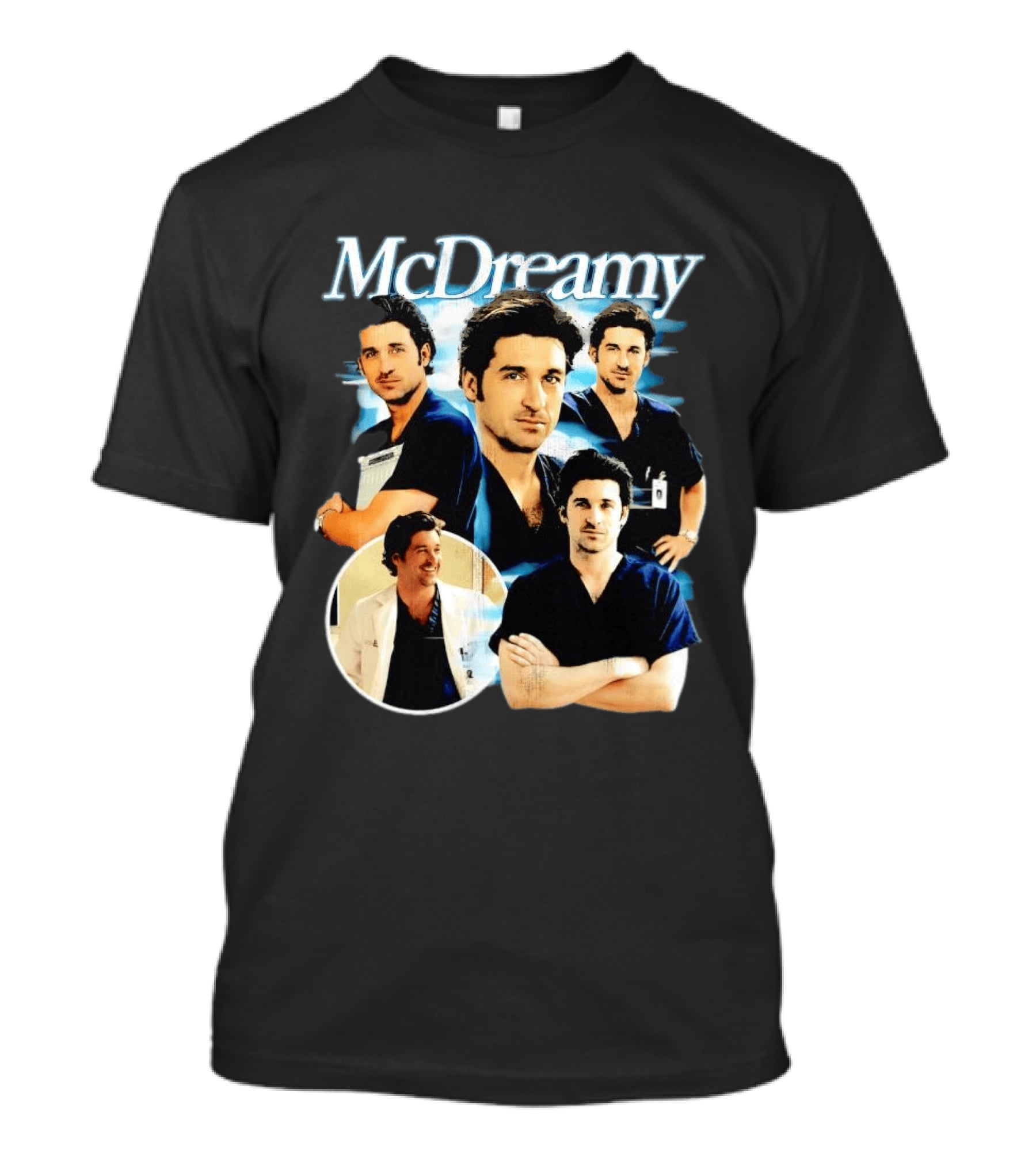 McDreamy Patrick Dempsey Doctor Characters Compilation T-Shirt