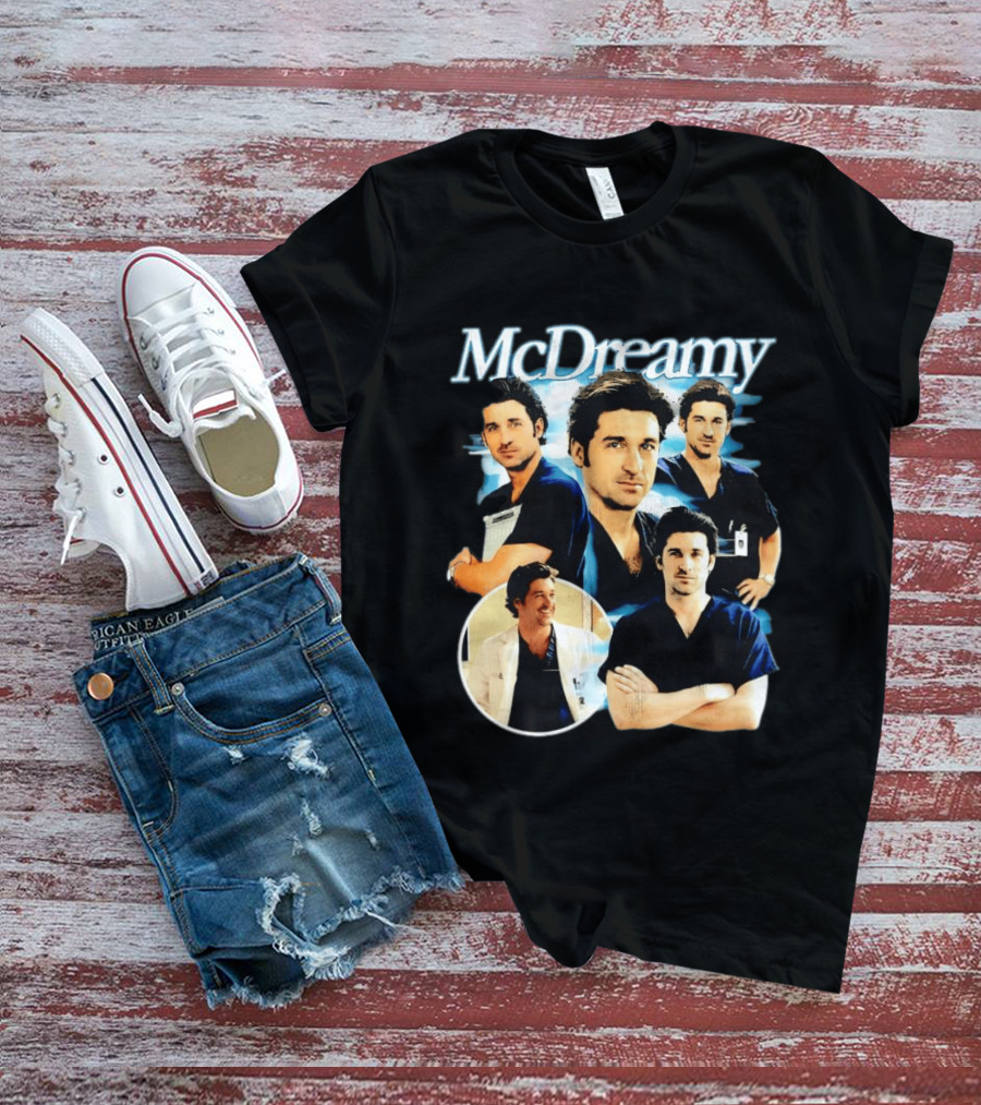 McDreamy Patrick Dempsey Doctor Characters Compilation T-Shirt
