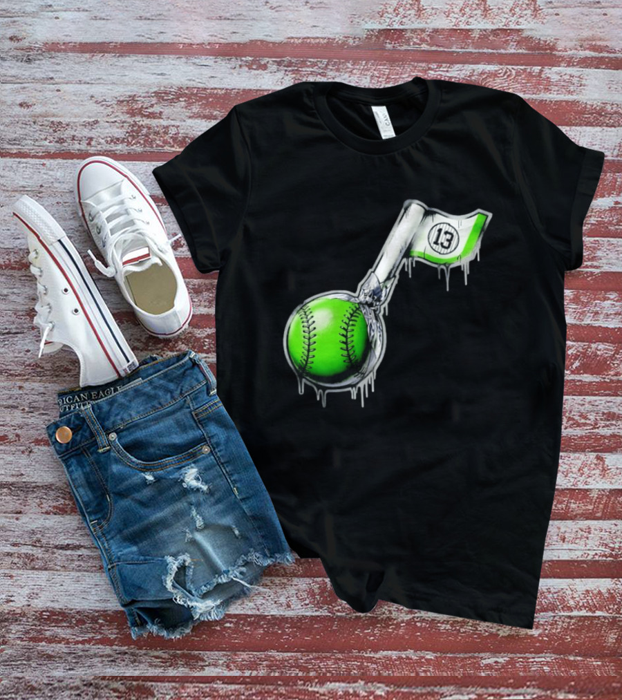 Jazz Chisholm Jr. New York Yankees Lollipop Baseball 13 T-Shirt