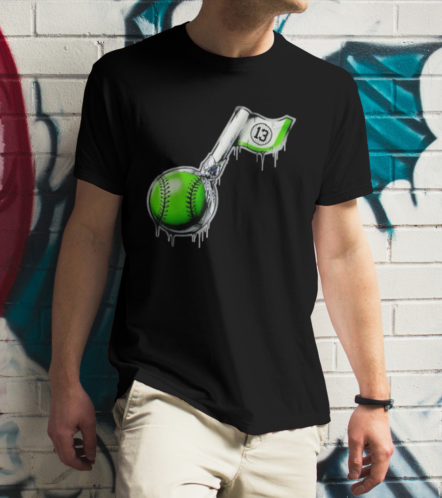Jazz Chisholm Jr. New York Yankees Lollipop Baseball 13 T-Shirt