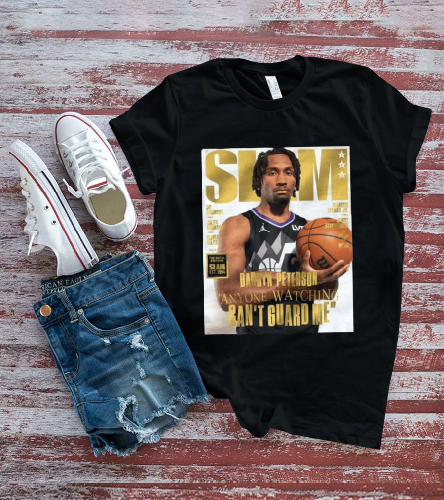 SLAM Gold Darryn Peterson Anyone Ing Can't Guard Me T-Shirt