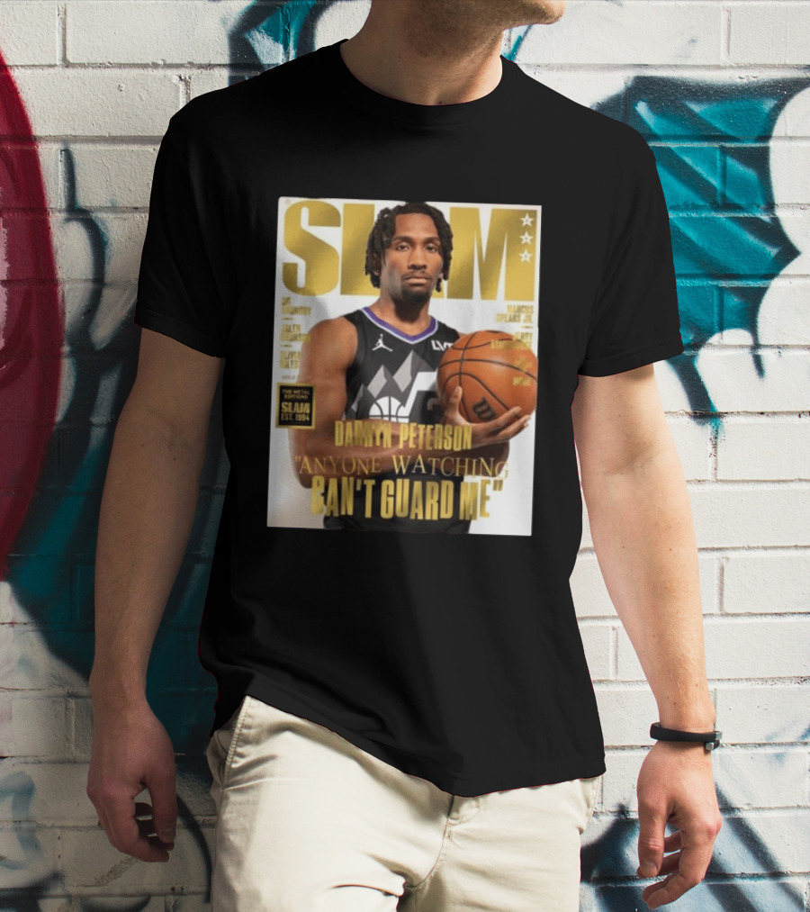 SLAM Gold Darryn Peterson Anyone Ing Can't Guard Me T-Shirt