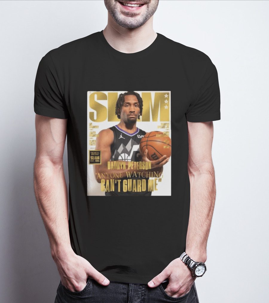 SLAM Gold Darryn Peterson Anyone Ing Can't Guard Me T-Shirt