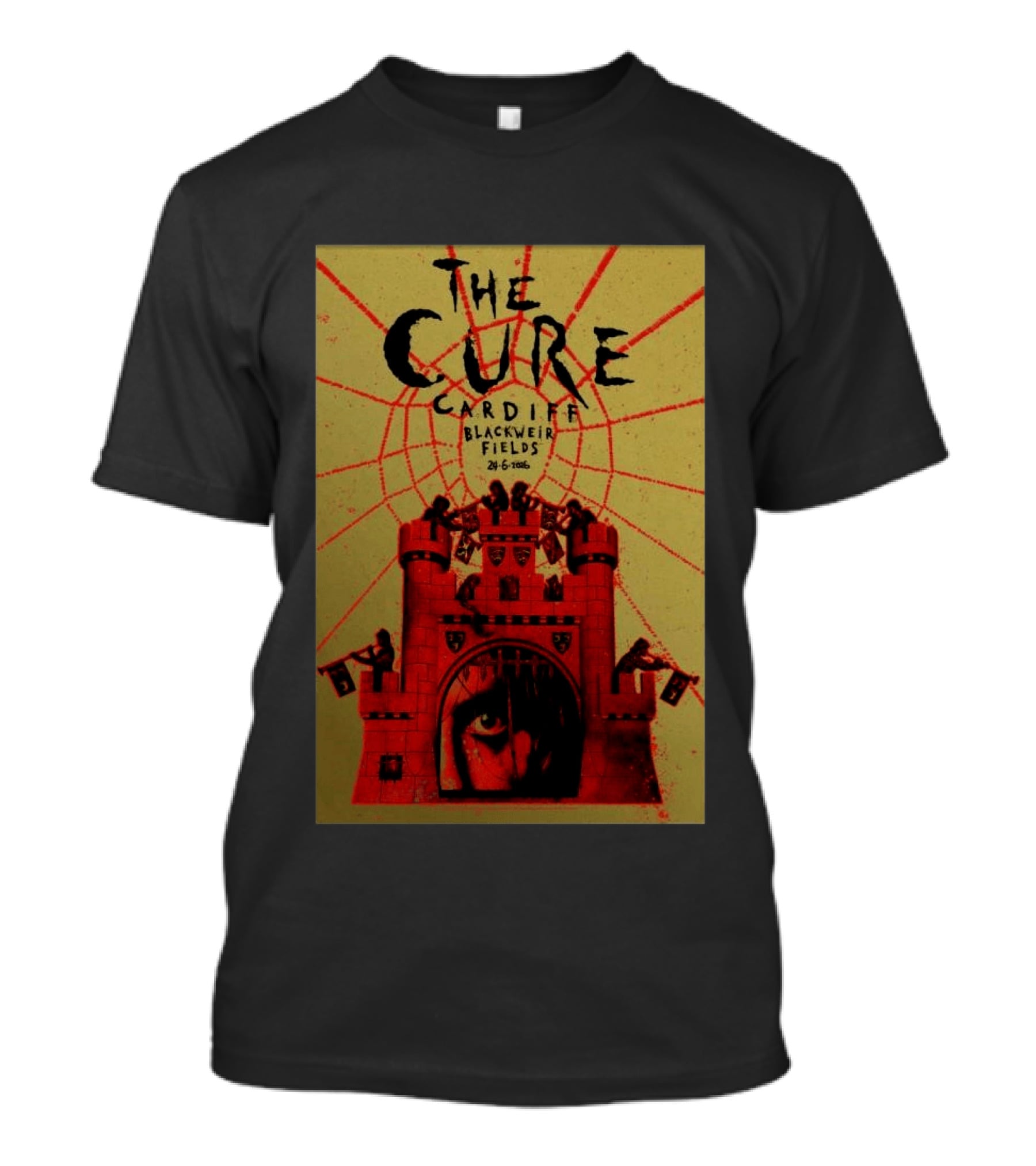 The Cure Cardiff Blackweir Fields 24 6 2026 T-Shirt