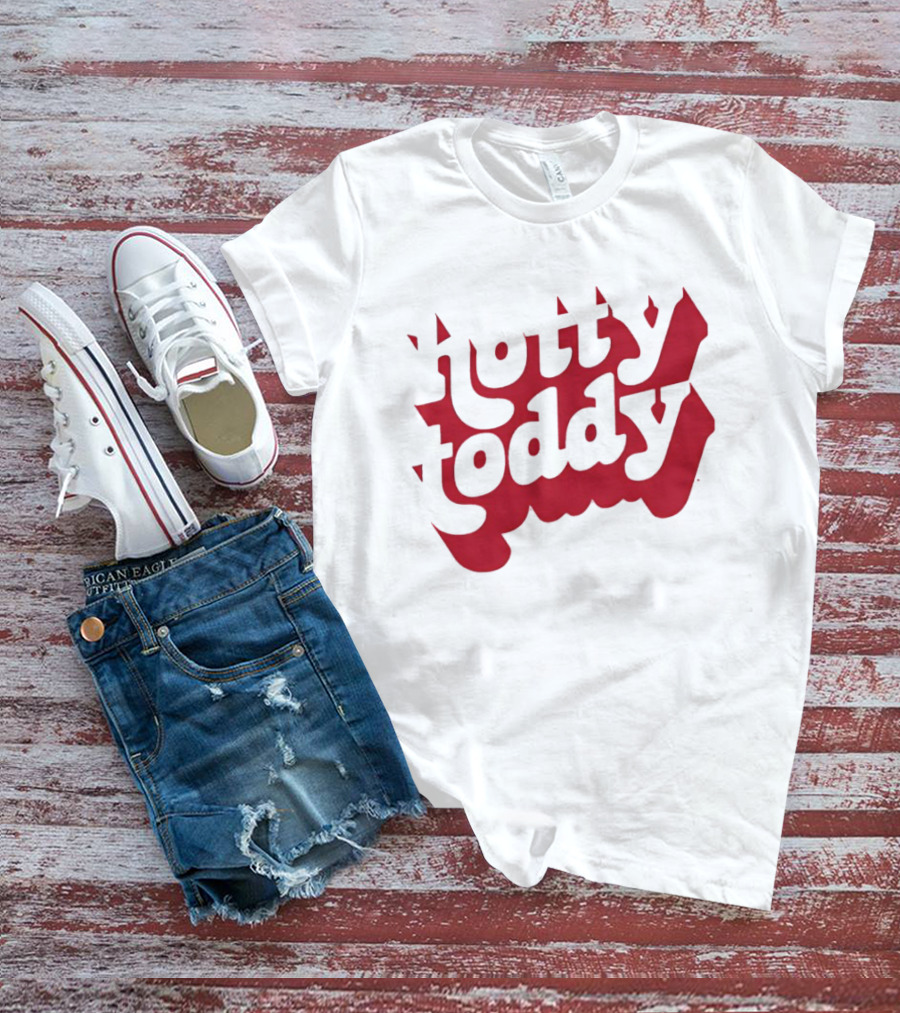 Hotty Toddy Text Art With Distinctive Red Lettering T-Shirt