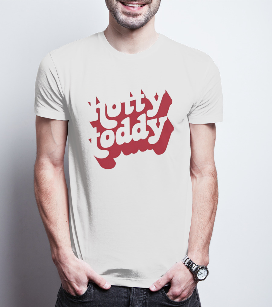 Hotty Toddy Text Art With Distinctive Red Lettering T-Shirt