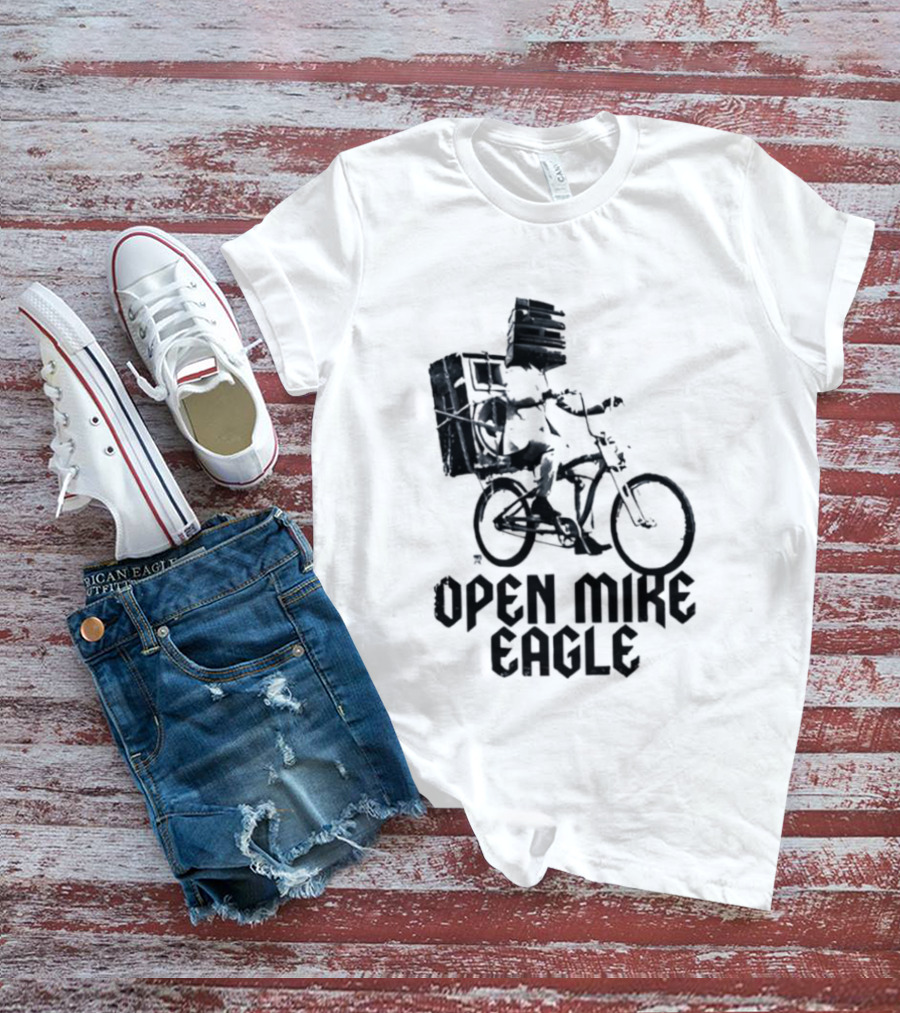Open Mike Eagle Bicycle Art Hip Hop Alternative Rap T-Shirt