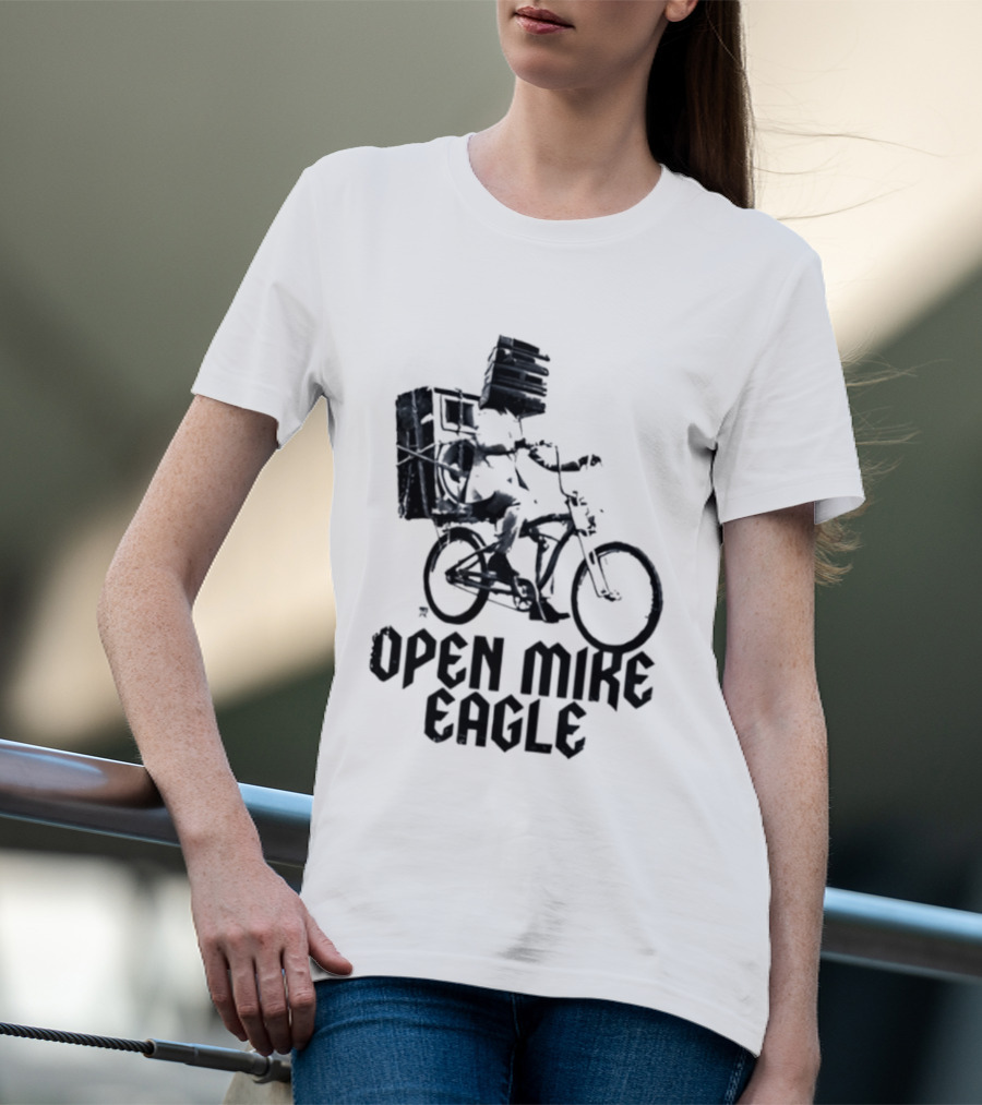 Open Mike Eagle Bicycle Art Hip Hop Alternative Rap T-Shirt
