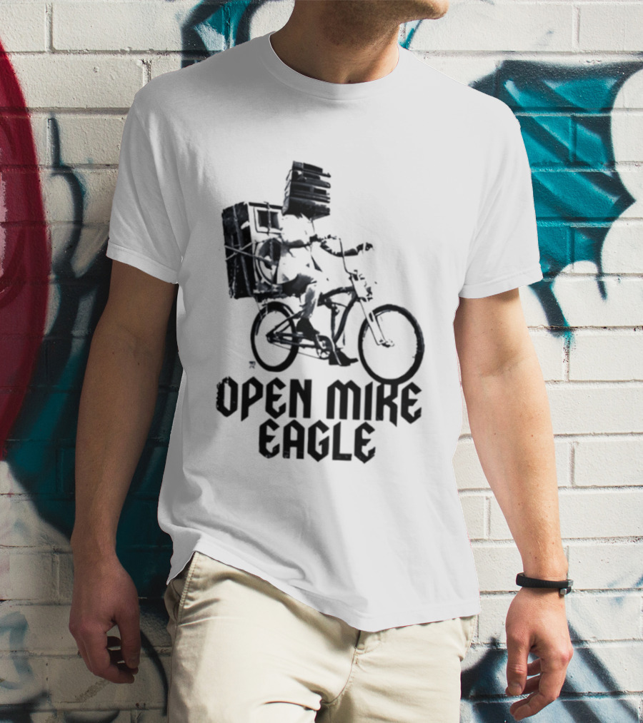 Open Mike Eagle Bicycle Art Hip Hop Alternative Rap T-Shirt