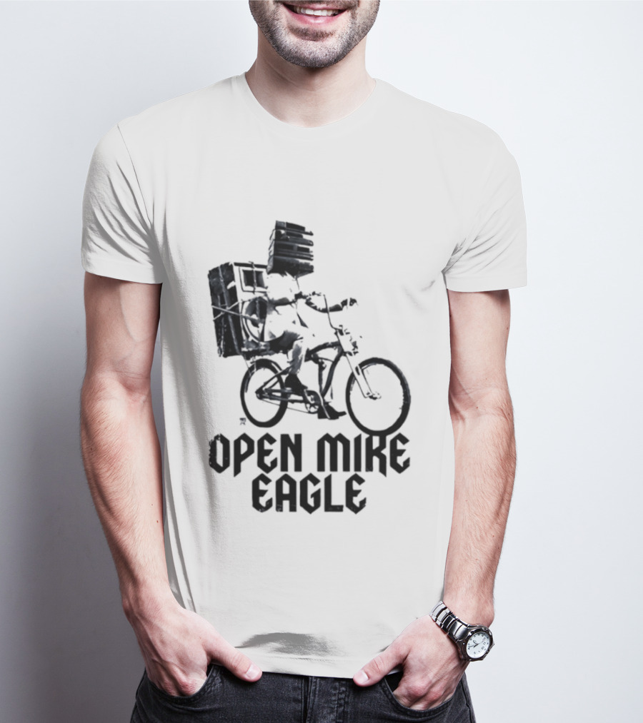 Open Mike Eagle Bicycle Art Hip Hop Alternative Rap T-Shirt