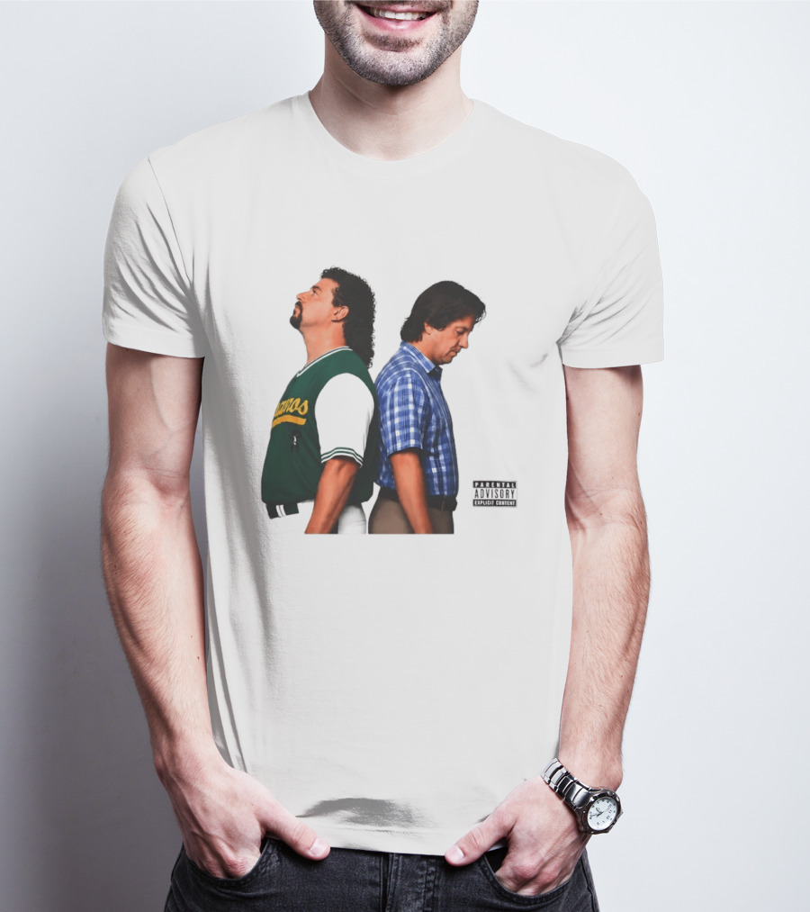 Kenny Powers Stevie Eastbound Bound And Down Parental Advisory Explicit Content T-Shirt