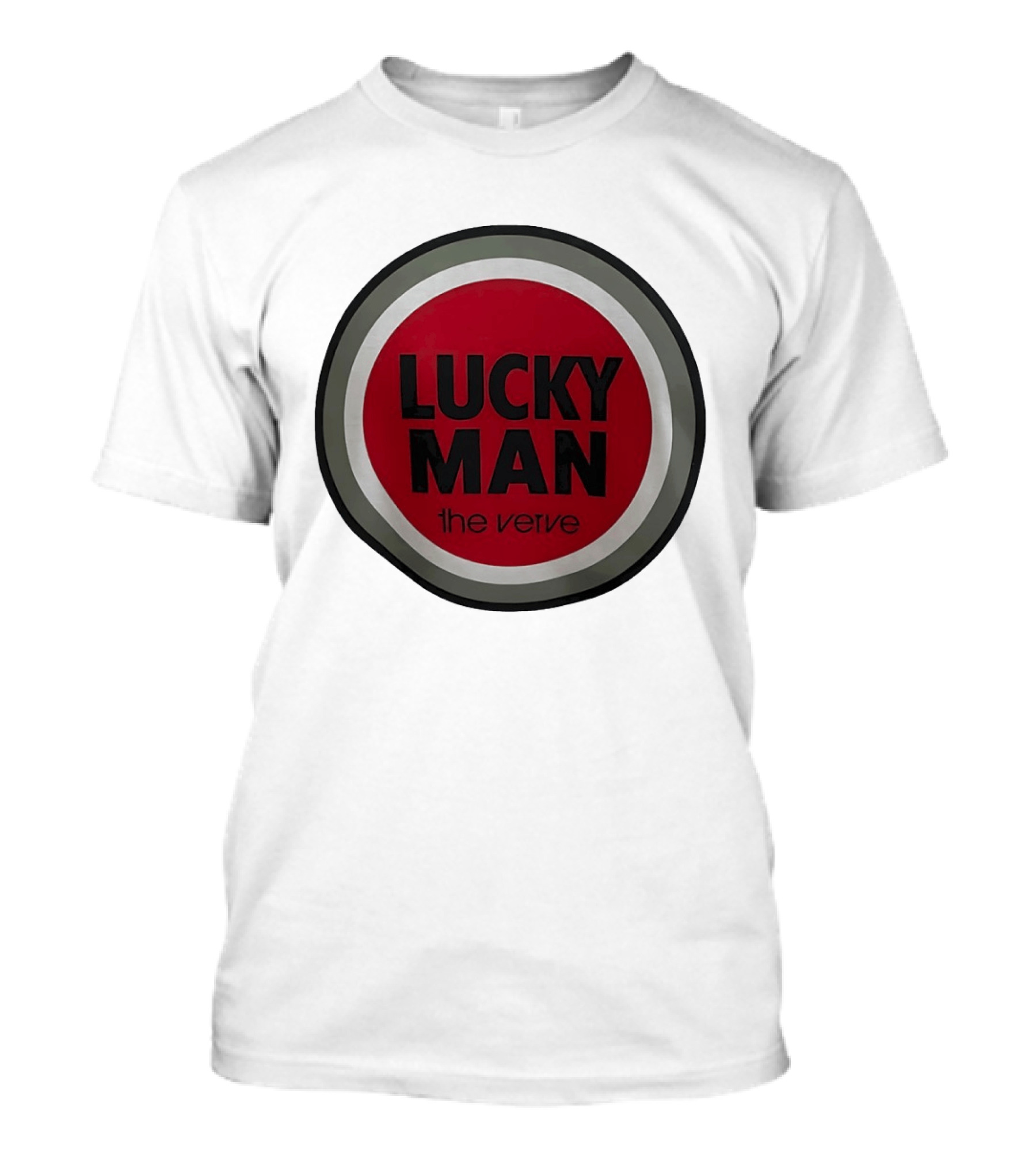 The Verve Lucky Man Red Circle T-Shirt