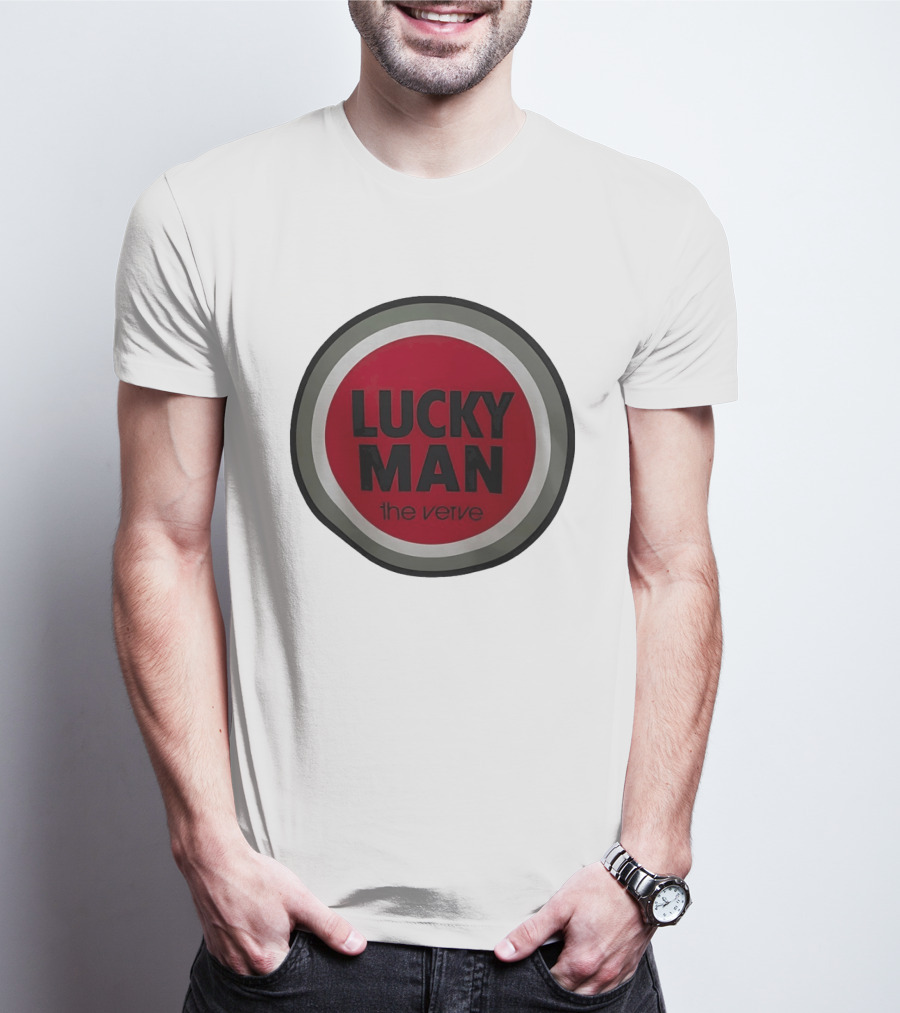 The Verve Lucky Man Red Circle T-Shirt