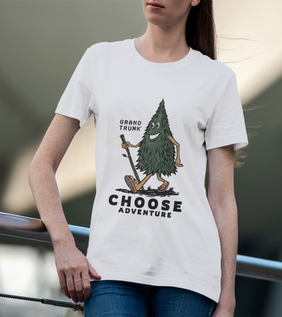 Grand Trunk Choose Adventure Walking Tree T-Shirt