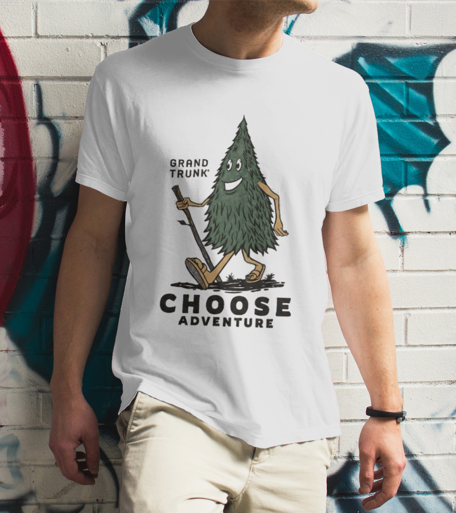 Grand Trunk Choose Adventure Walking Tree T-Shirt