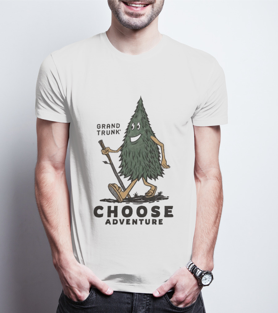 Grand Trunk Choose Adventure Walking Tree T-Shirt