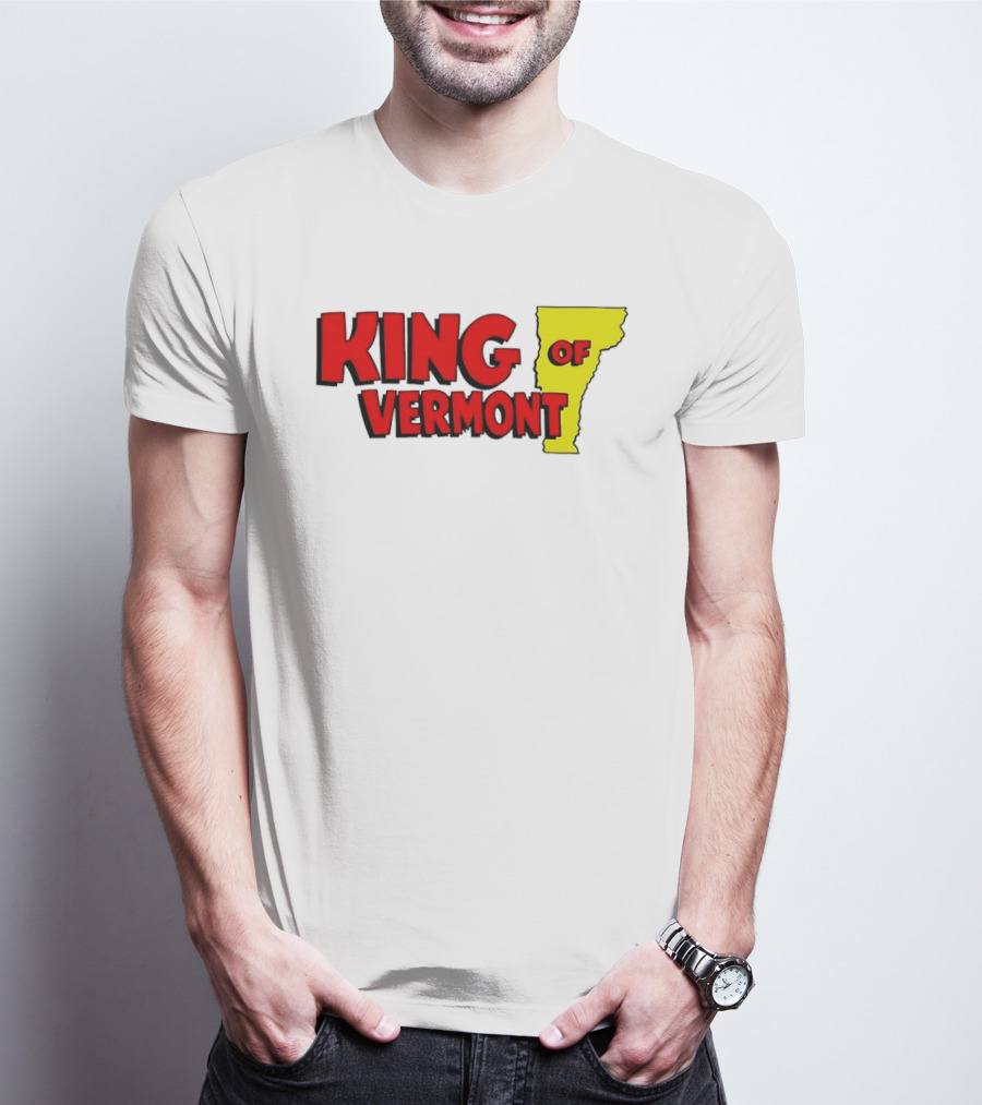 KING OF VERMONT Map T-Shirt