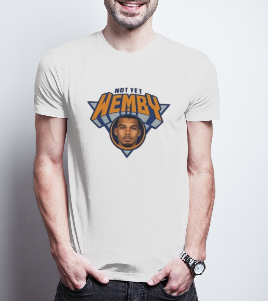 San Antonio Spurs Victor Wembanyama Not Yet Wemby NBA T-Shirt
