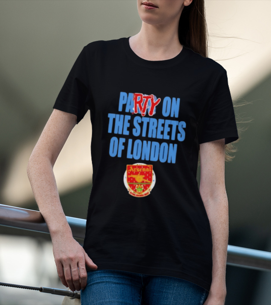 Party On The Streets Of London Arsenal T-Shirt