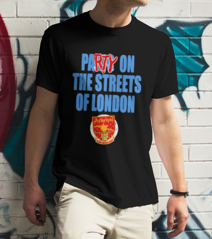 Party On The Streets Of London Arsenal T-Shirt