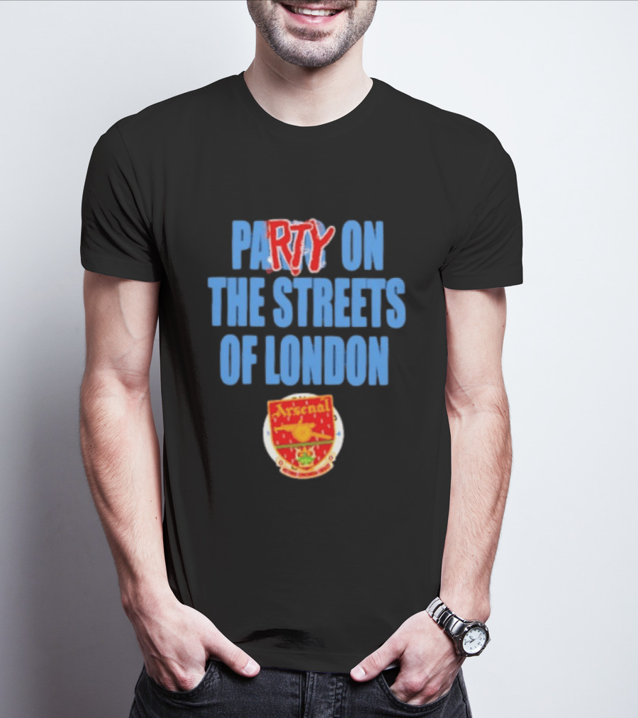 Party On The Streets Of London Arsenal T-Shirt