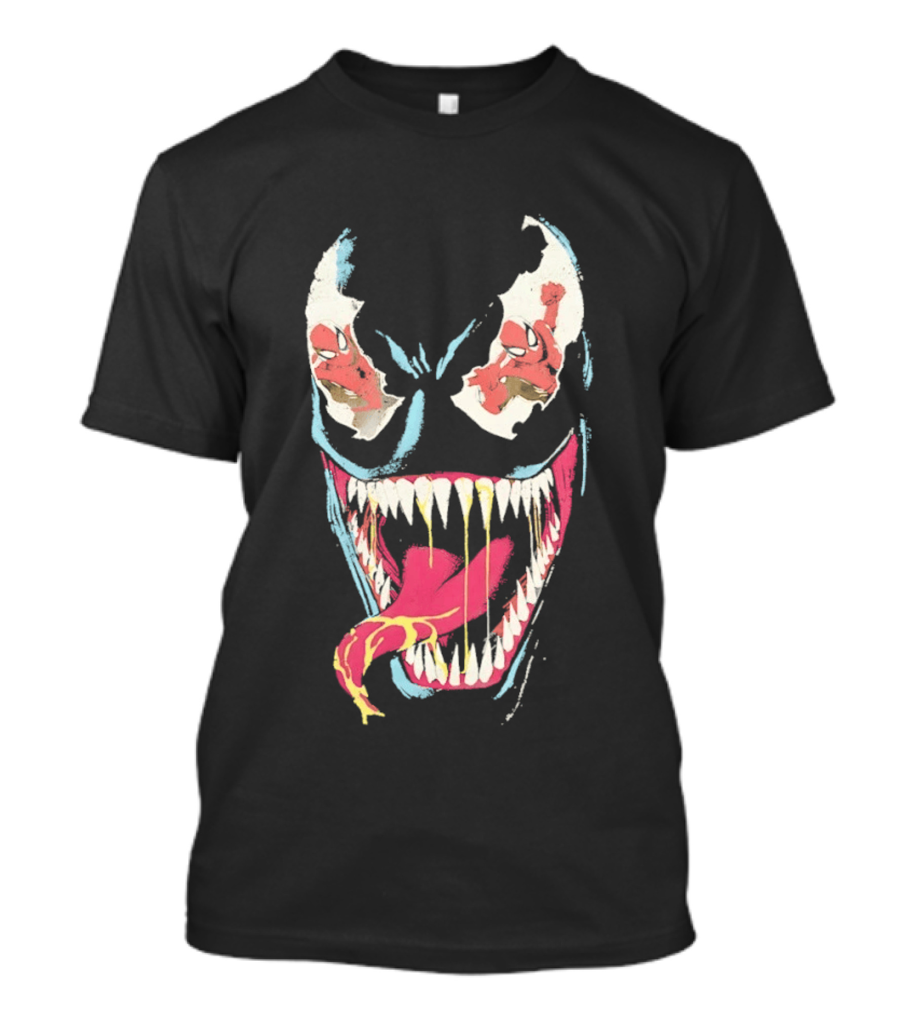 Marvel Venom Spider Man Reflection In The Eyes T-Shirt