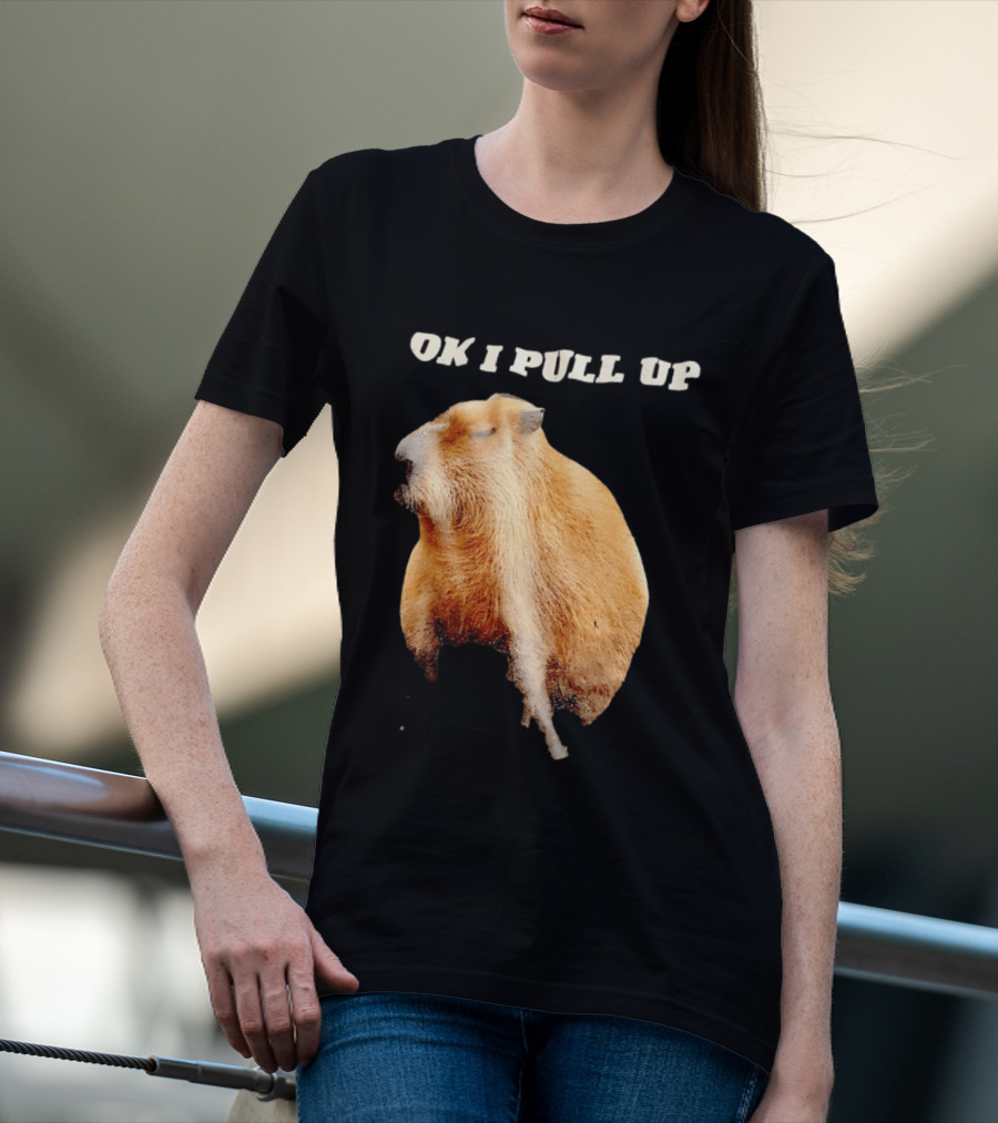 Ok I Pull Up Capybara Meme T-Shirt