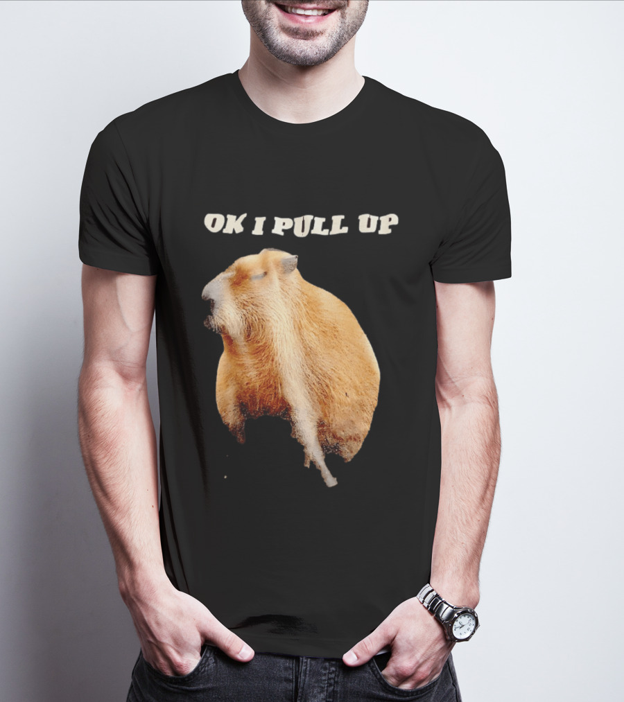 Ok I Pull Up Capybara Meme T-Shirt