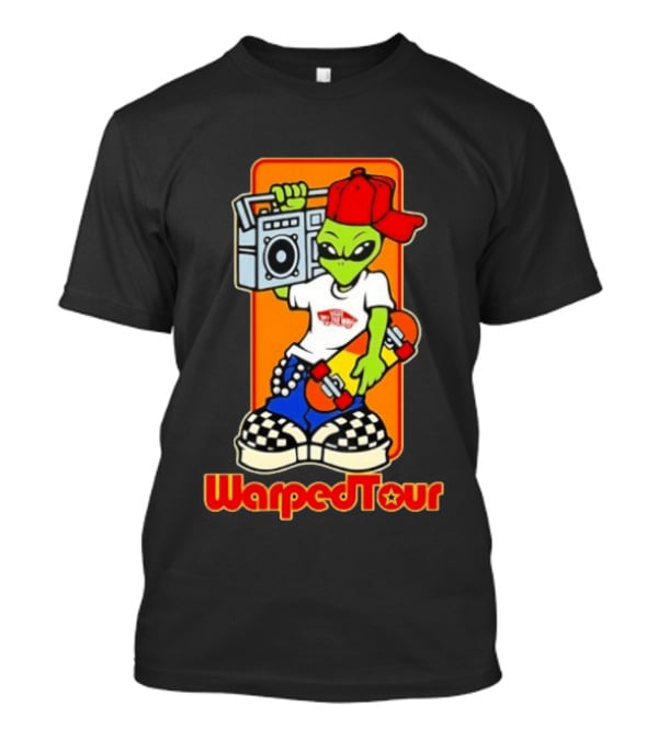 Vans Off The Wall Alien Skater Boombox Warped Tour Checker Shoes T-Shirt