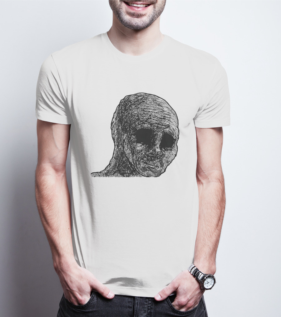 Withered Wojak Feels Doomer Meme Aesthetic T-Shirt