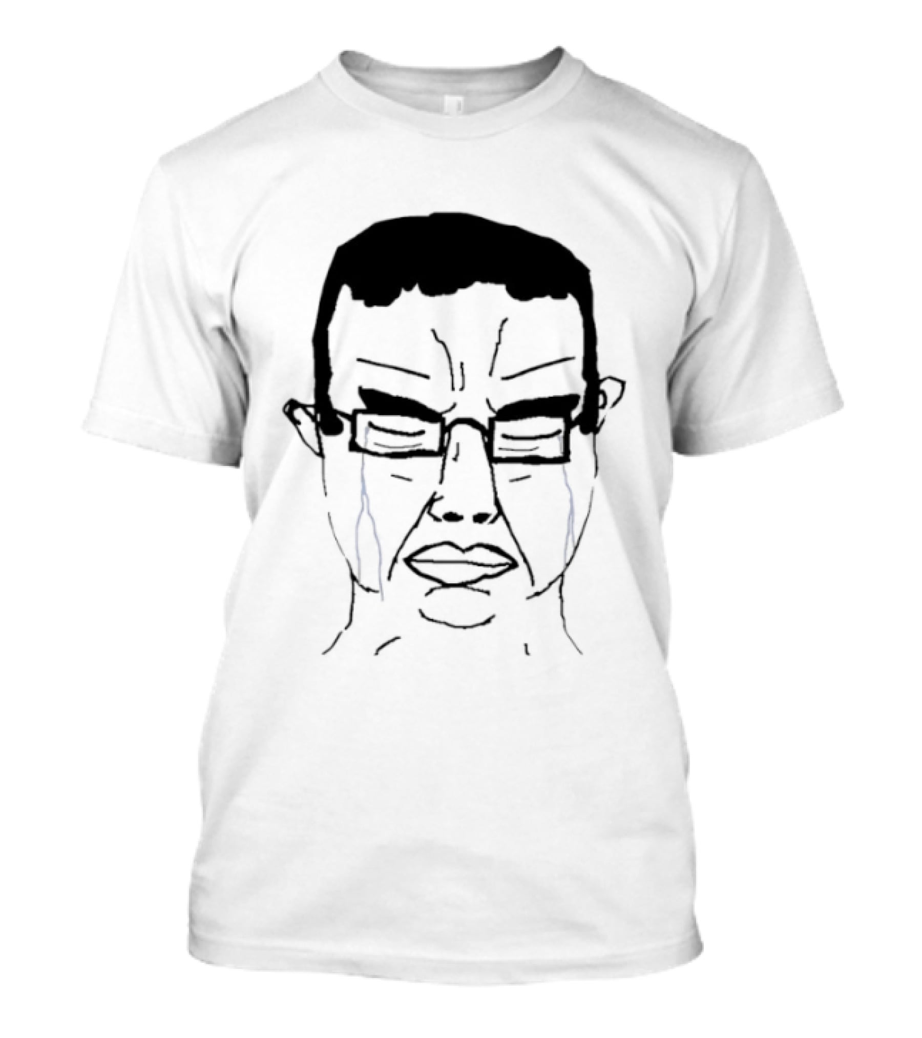 Chud Complex Soyjak Crying Face Meme Internet Culture T-Shirt