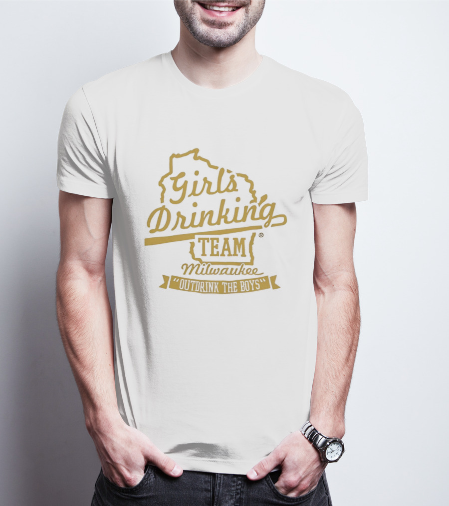 Girl's Drinking Team Milwaukee Wisconsin T-Shirt