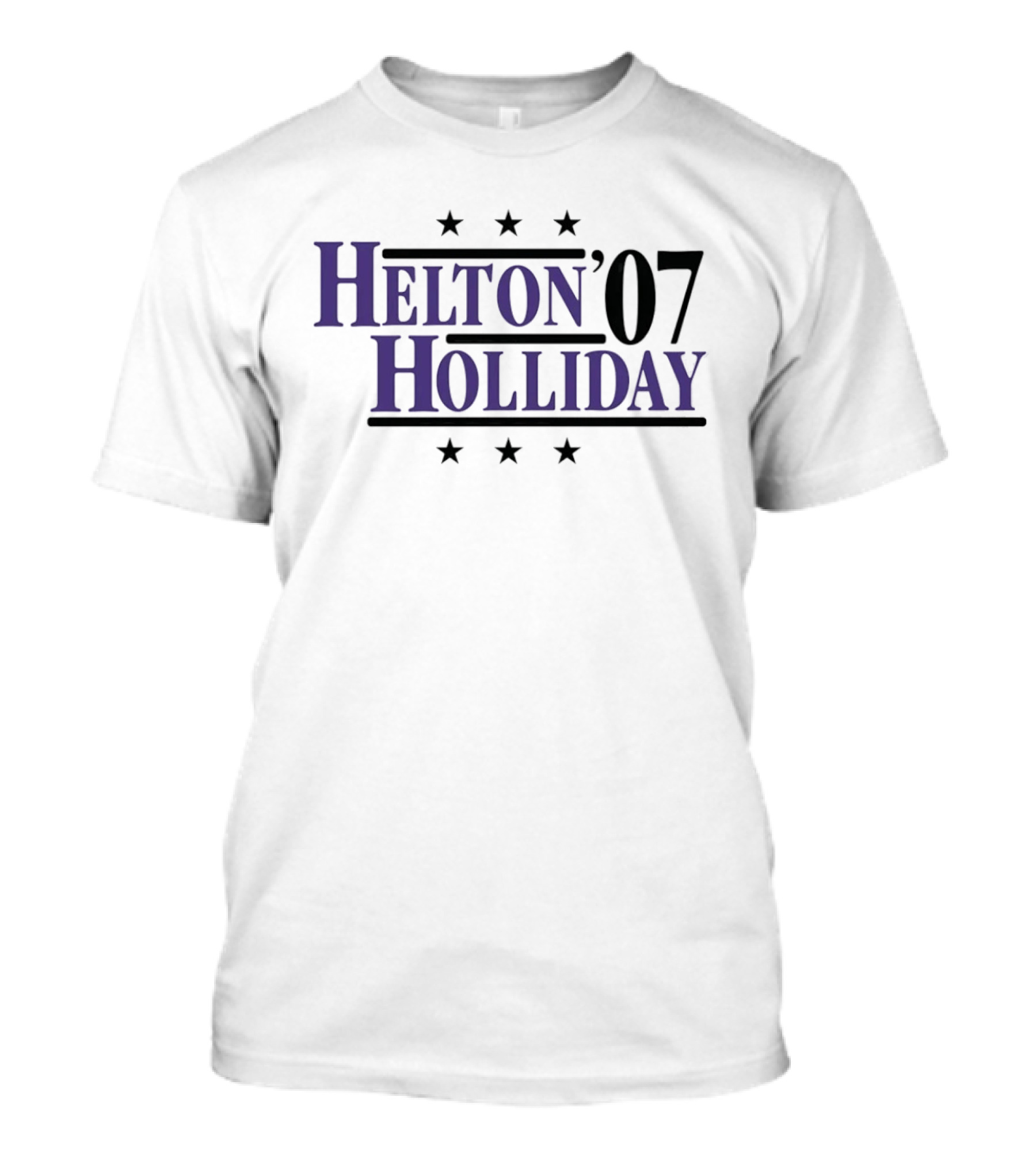 Helton Holliday 2007 Colorado Rockies Stars T-Shirt