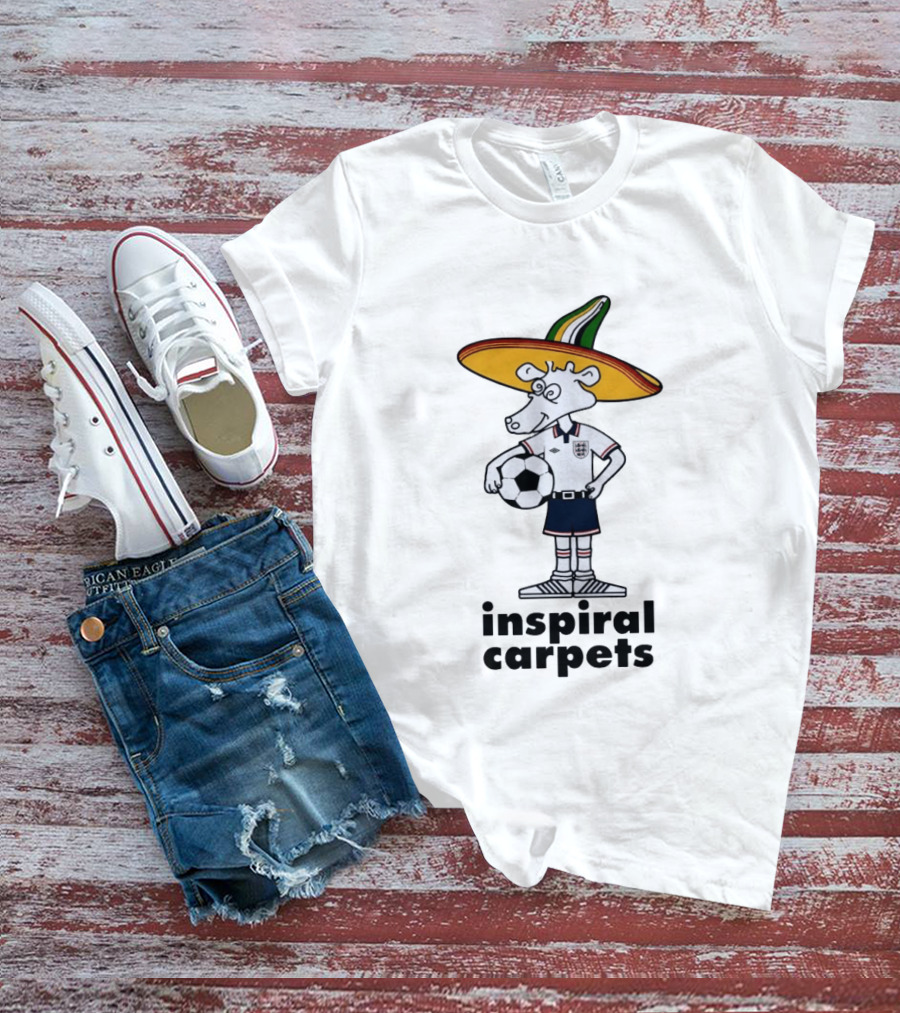 Inspiral Carpets Madchester Mexico 86 World Cup T-Shirt