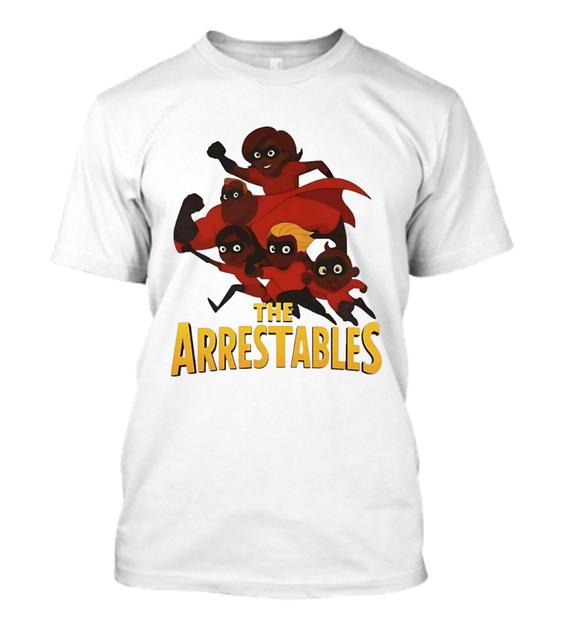 The Arrestables Family Team Superhero T-Shirt